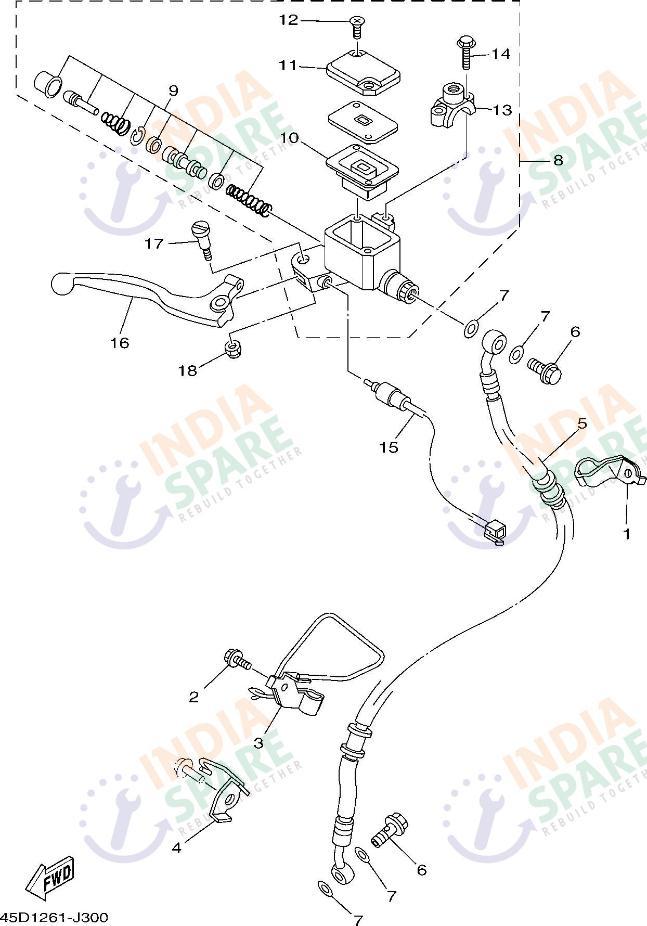 FRONT MASTER CYLINDER